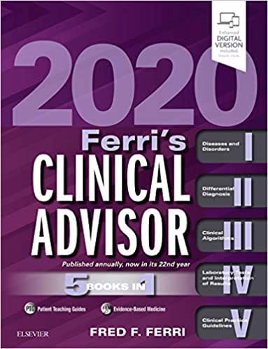 Ferris Clinical Advisor 2020 (5 Books In 1) With Access Code 2020 by Fred F. Ferri