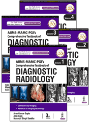 Aiims-Mamc-Pgi's Comprehensive Textbook of Diagnostic Radiology 3rd Edition 2021 by Manavjit Singh Sandhu (4 Volume Set)