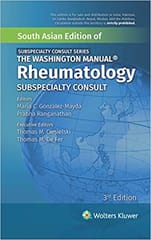 Washington Manual Rheumatology Subspecialty Consult 3rd Edition 2021 by Gonzalez