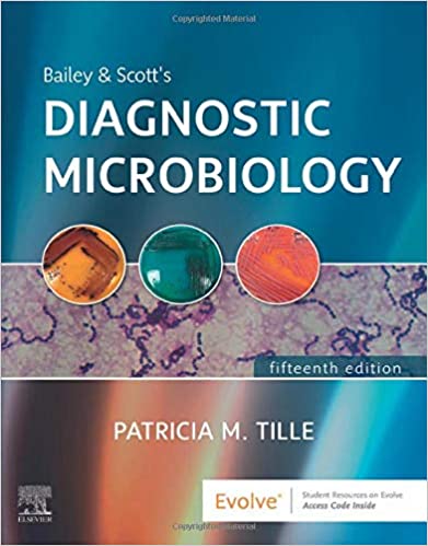 Bailey & Scott's Diagnostic Microbiology 15th Edition 2021 by Patricia Tille
