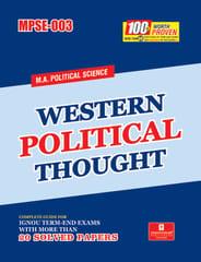 MPSE-003 Western Political Thought