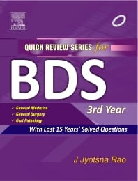 Quick Review Series For BDS 3rd Year By J Jyotsna Rao