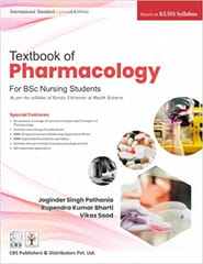 Textbook of Pharmacology for BSc Nursing Students 2022 By Joginder Pathania