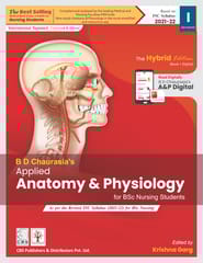 B D Chaurasia Applied Anatomy & Physiology for BSc Nursing Students 1st  Edition 2021 By Krishna Garg