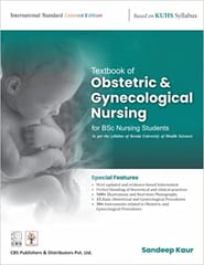 Textbook of Obstetrics & Gynecological Nursing (Based on KUHS Syllabus) 2022 By Sandeep Kaur