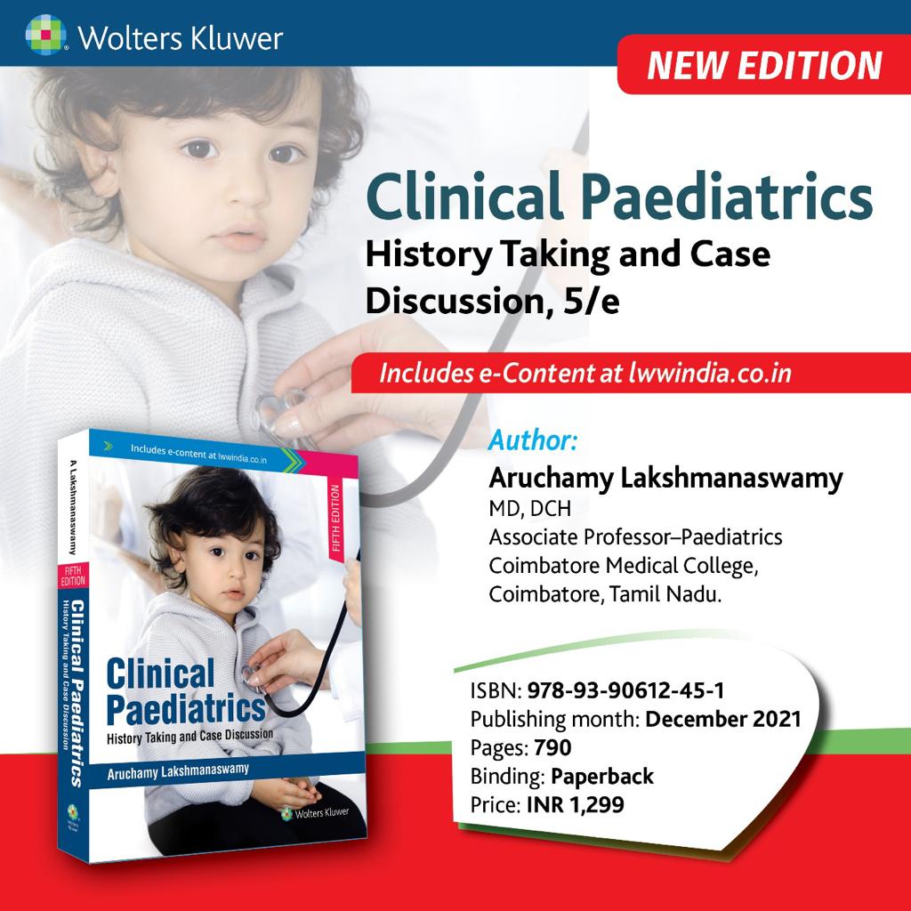 Clinical Paediatrics History Taking and Case Discussion 5th Edition 2022 by Aruchamy Lakshmanaswamy