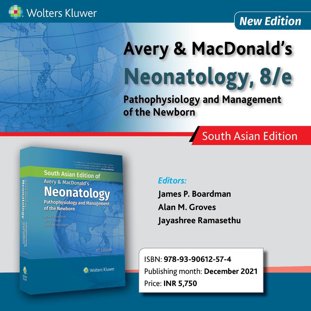 Avery & MacDonalds Neonatology (South Asian Edition) 8th Edition 2021 By James P Boardman