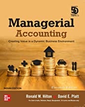 Managerial Accounting 11/Ed By Hilton Publisher MGH