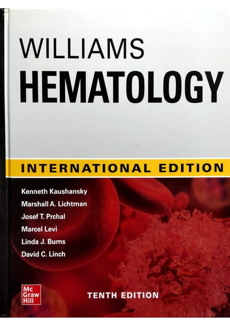 Williams Hematology 10th Edition 2021 By Kenneth Kaushansky