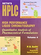 Sethi'S High Performance Liquid Chromatography Vol 4 Quantitative Analysis Of Pharmaceutical Formulations (Hb 2015) By Sethi P.D