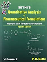 Sethi'S Quantitative Analysis Of Pharmaceutical Formulations Methods With Reaction Mechanism 4Ed 4 Vol. Set (Hb)  By Sethi P.D.
