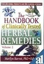 The Handbook Of Clinically Tested Herbal Remedies Vol 2 (Hb 2007) By Cbs Hb