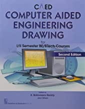 Caed Computer Aided Engineering Drawing For 1/11 Semester Be/Btech Courses (Pb 2015) By Reddy K.B.
