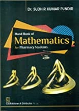 Hand Book Of Mathematics For Pharmacy Students (Pb 2018) By Pundir S.K.
