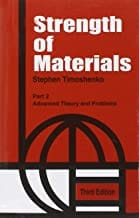 Strength Of Materials 3Ed Part 2 Advanced Theory And Problems (Pb 2002)  By Timoshenko S.