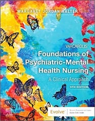 Varcarolis Foundations of Psychiatric-Mental Health Nursing 9th Edition 2022 by Margaret Jordan Halter