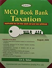 Mcq Book Bank Taxation (Ca Inter Old Syllabus)44044 By CA G Sekar
