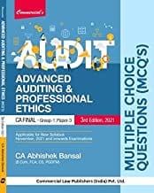 Advanced Auditing & Professional Ethic Mcqs Book3rd Edn July 2021 By CA Abhishek Bansal