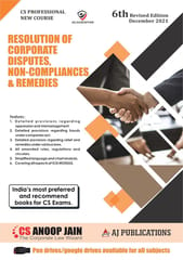 Resolution Of Corporate Disputes Non-Compliance & Remedies6th Revised Edition Dec 2021 By CS Anoop Jain