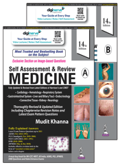 Self Assessment of Review Medicine (Part A-B) 14th Edition 2022 by Mudit Khanna