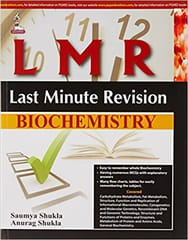 Lmr:Last Minute Revision Biochemistry 1st Edition By Shukla Saumya