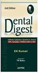 Dental Digest 2nd Edition By Kumari