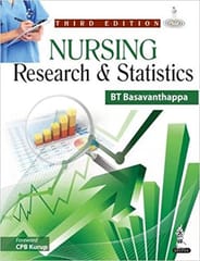 Nursing Research & Statistics 3rd Edition By Basavanthappa Bt