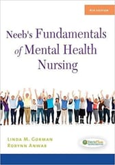 Neeb'S Fundamentals Of Mental Health Nursing 4th Edition By Gorman Linda M