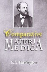 Comparative Materia Medica 1st Edition By Farrington Ea