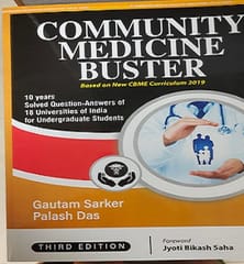 Community Medicine Buster 3rd Edition 2022 by Gautam Sarker