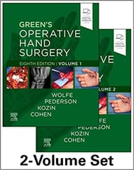 Greens Operative Hand Surgery (2 Volume Set) 8th Edition 2022 by Scott Wolfe