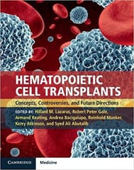 Hematopoietic Cell Transplants 2017 By Lazarus Publisher Cambridge