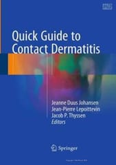Quick Guide To Contact Dermatitis 2016 By Johansen J D Publisher Springer