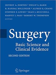 Surgery Basic Science & Clinical Evidence 2nd Edition 2008 By Norton Publisher Springer