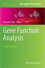 Gene Function Analysis 2nd Edition 2014 By Ochs Publisher Springer