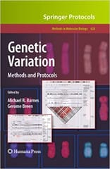 Genetic Variation: Methods & Protocols 2010 By Barnes Publisher Springer