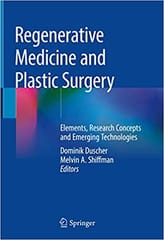 Regenrative Medicine And Plastic Surgery 2019 By Duscher D Publisher Springer
