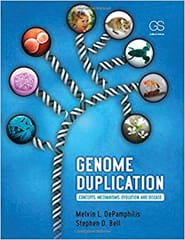 Genome Duplication: Concepts Mechanisms Evolution & Disease 2011 By DePamphilis Publisher Taylor & Francis