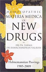 Homoeopathic Materia Medica Of New Drugs 1st Edition 2010 By P N Varma & R Valavan From B.Jain Publisher