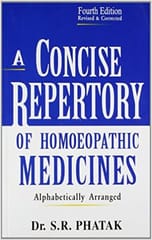 A Concise Repertory Of Homoeopathic Medicines 4th Edition 2009 By Phatak Sr From B.Jain Publisher