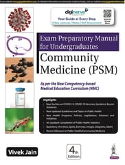 Exam Preparatory Manual for Undergraduates Community Medicine (PSM) 4th Edition 2022 By Vivek Jain