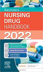 Saunders Nursing Drug Handbook 1st Edition 2022 By Kizior