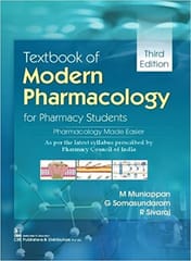 Textbook Of Modern Pharmacology For Pharmacy Students 3rd Edition 2022 By Muniappan M
