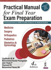 Practical Manual For Final Year Exam Preparation 4th Edition 2022 By Ali M Liyakkath