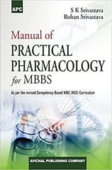 Manual Of Practical Pharmacology For MBBS 1st Edition 2021 By S K Srivastava