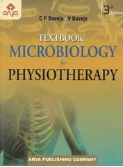Textbook Of Microbiology For Physiotherapy 3rd Edition Reprint 2022 By C P Baveja