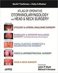 Atlas Of Operative Otorhinolaryngology And Head & Neck Surgery 5Vols 1st Edition 2013 By Batchi T Hathiram