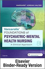 Varcarolis Foundations Of Psychiatric Mental Health Nursing Binder Ready 8th Edition 2022 By Halter M J