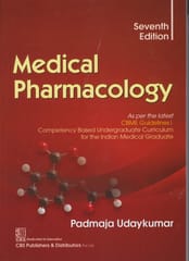 Medical Pharmacology 7th Edition 2020 by Padmaja Udaykumar