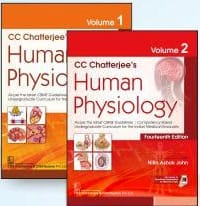 CC Chatterjee's Human Physiology 14th Edition 2022 (Set of 2 Volumes) By Nitin Ashok John